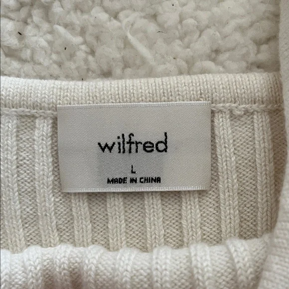 Aritzia Ribbed Knit Crop Top - oak - Picture 3 of 6